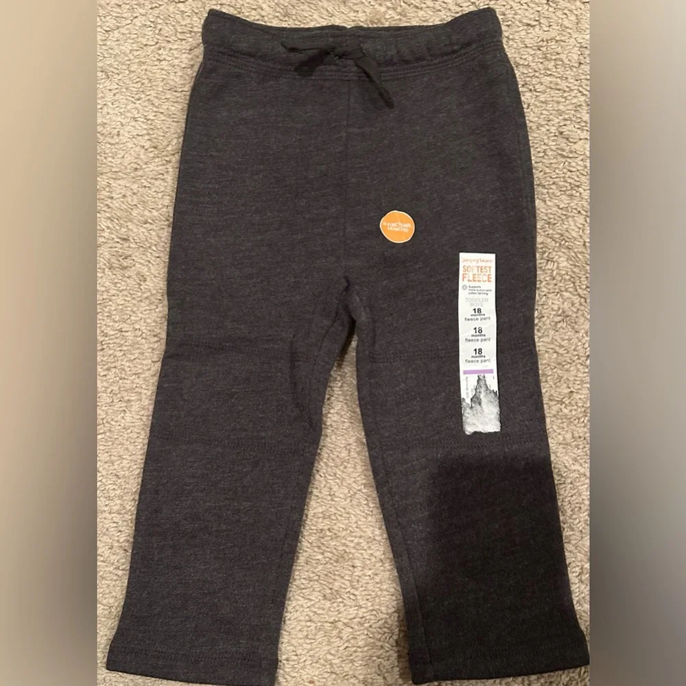 JUMPING BEAN Fleece lined Cozy Sweatpants 18mo NWT